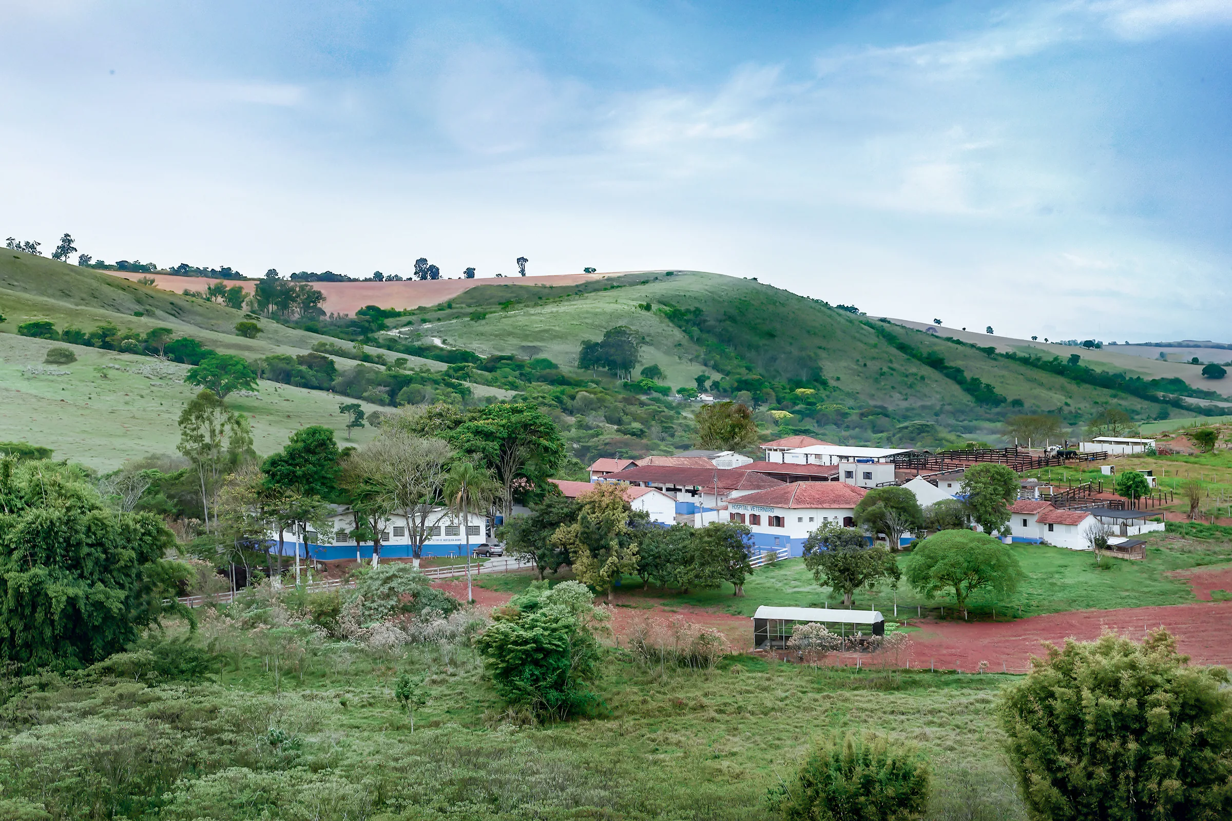 Vista da Fazenda Experimental do UninCor